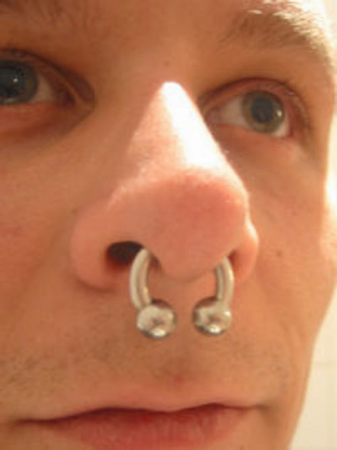 nostril piercing retainer. Septum Piercing Jewelry Size