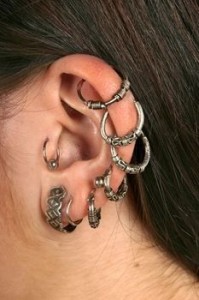 tragus piercing jewellery