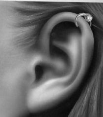 Helix Piercing – Pictures, Pain, Infection, Care and Aftercare