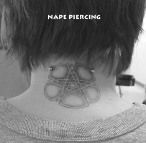 photos of Nape Piercing