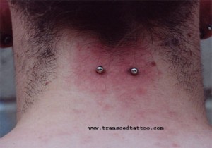 Pictures of Nape Piercing