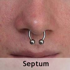 images of septum piercing