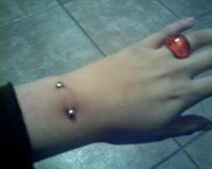 pictures of Wrist Piercing