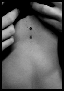 sternum piercing pictures